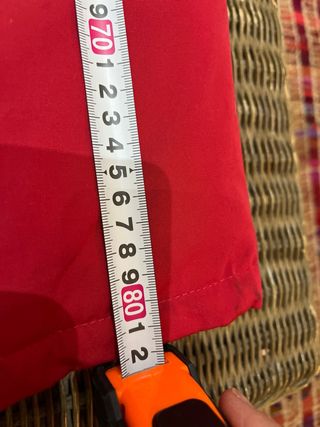 Abrigo Canada Goose Rojo Talla M  de chica 52 x82