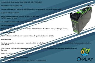 Kit Fotovoltaico con Inversor 1000W y 2 Litio