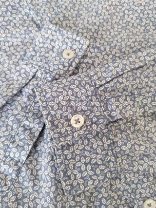 Camisa Benetton de algodon manga larga
