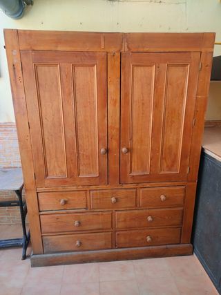 Armario rústico madera maciza