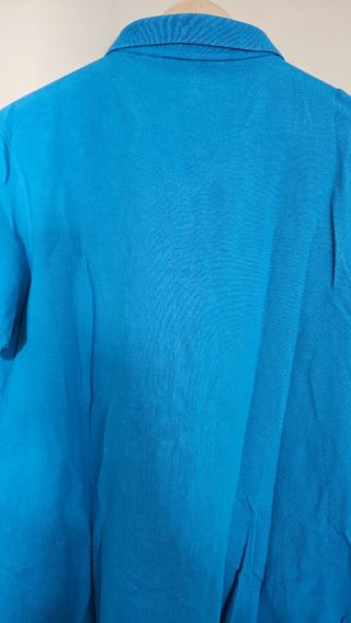 Camiseta Polo EW Manga Corta Azul Talla 4XL