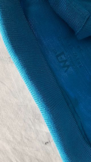 Camiseta Polo EW Manga Corta Azul Talla 4XL