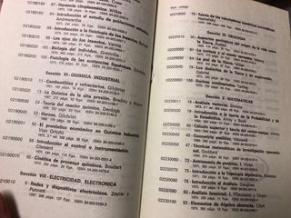 Colección libros química/física. 24 libros. 5€/ud