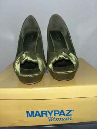 Zapatos de tacón Marypaz verdes
