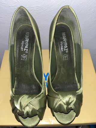 Zapatos de tacón Marypaz verdes