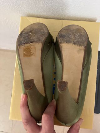 Zapatos de tacón Marypaz verdes