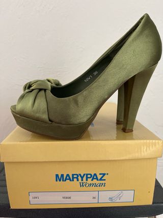 Zapatos de tacón Marypaz verdes