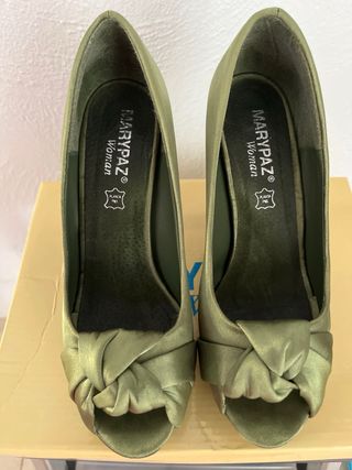 Zapatos de tacón Marypaz verdes