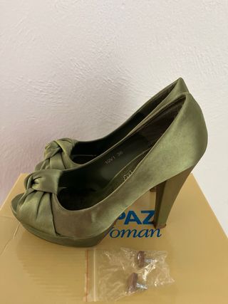 Zapatos de tacón Marypaz verdes