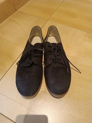 Zapatos niño azul marino vestir t.37 negro