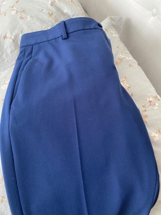 Traje Zara azul klein 