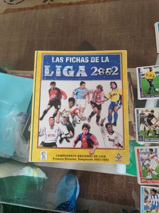 Álbum cromos Liga 2001/2002