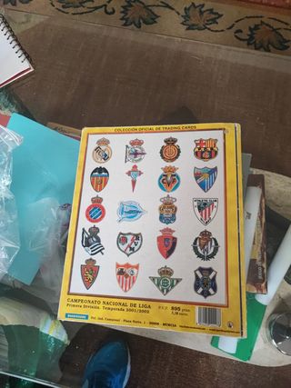 Álbum cromos Liga 2001/2002