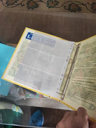 Álbum cromos Liga 2001/2002