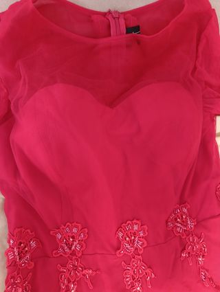 Vestido rojo largo para eventos