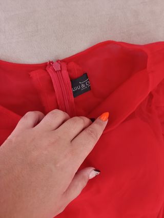 Vestido rojo largo para eventos