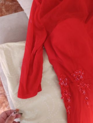 Vestido rojo largo para eventos