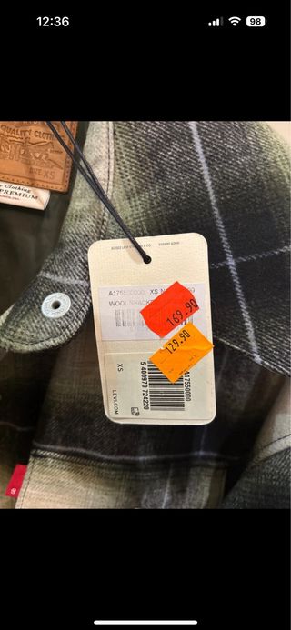 Cazadora Levi's a cuadros