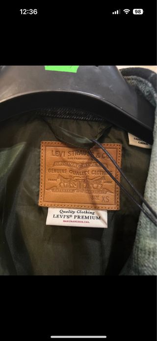 Cazadora Levi's a cuadros