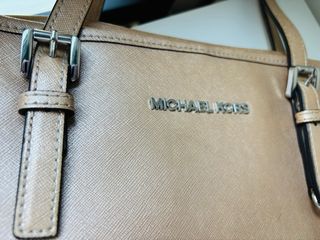 Bolso de hombro Michael Kors Beige/Dorado Original