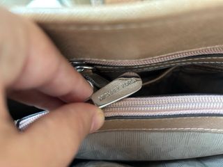 Bolso de hombro Michael Kors Beige/Dorado Original