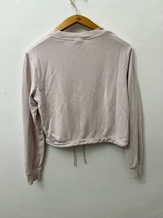 Felpa Nike Rosa Chiaro Cropped