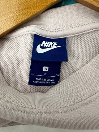 Felpa Nike Rosa Chiaro Cropped