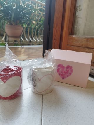 Tazze Avon in porcellana con cuore