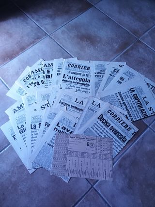 Riproduzione giornali e riviste d'epoca