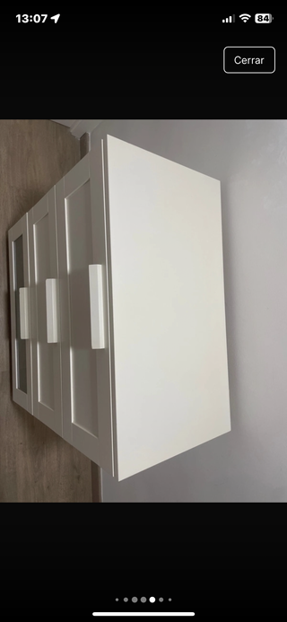 comoda cajones ikea blanca modelo BRIMNES