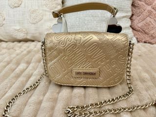 Bolso Love Moschino Corazón Cadena - auténtico