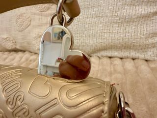 Bolso Love Moschino Corazón Cadena - auténtico