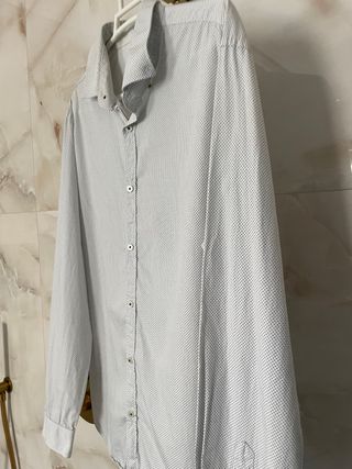 Camisa Zara Hombre Talla L Puntos
