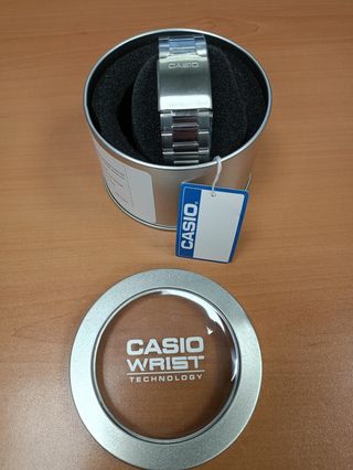 Reloj Casio Acero Inoxidable Negro