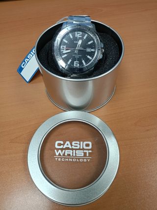 Reloj Casio Acero Inoxidable Negro