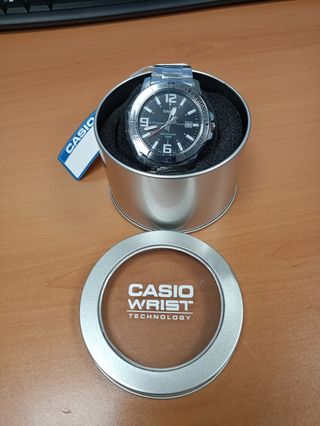 Reloj Casio Acero Inoxidable Negro