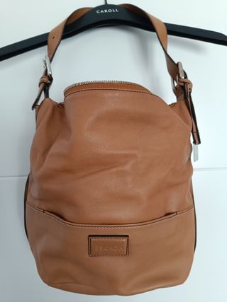 Bolso Escada Marrón , piel natural