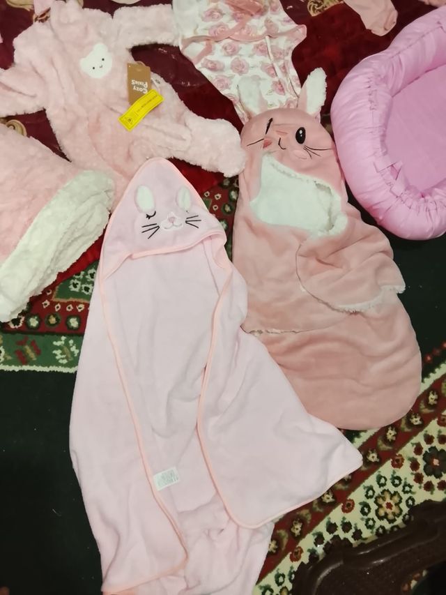 Lote Ropa Bebé Niña Rosa