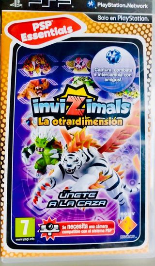 3 JUEGOS PSP Essentials Invizimals