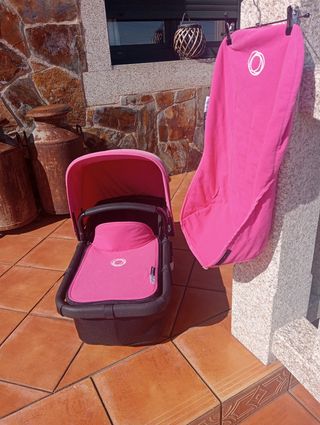 Capota, cubrepiés y funda Bugaboo Camaleón