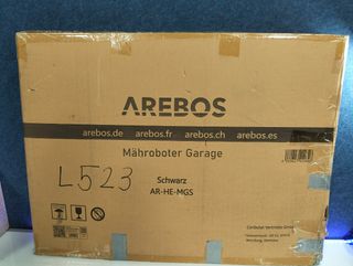 Arebos Garaje para robot cortacésped 102×79×46 cm