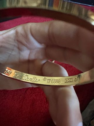 3 Pulseras Cartier Bañadas en Oro