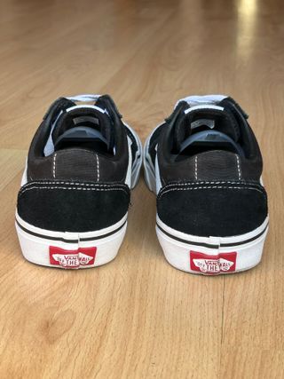 Zapatillas Vans 38, Ward ante negro