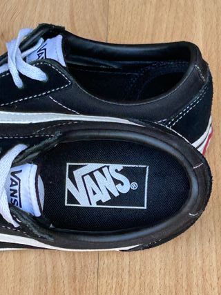 Zapatillas Vans 38, Ward ante negro