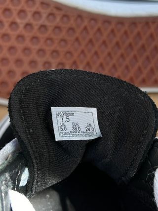 Zapatillas Vans 38, Ward ante negro