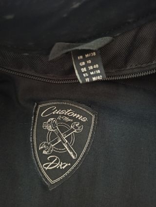 Chaqueta de cuero negra mujer