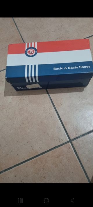 Mocassini Bacio & Bacio bambino blu/rossi numero35