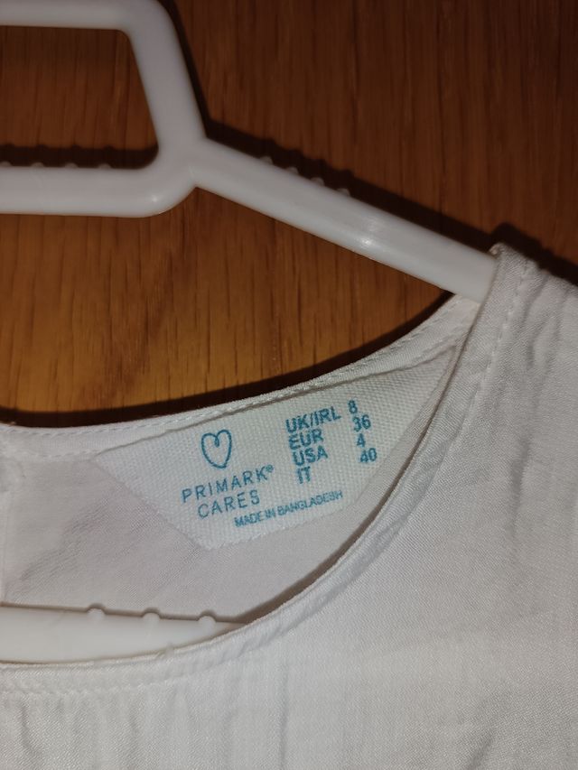 Camiseta sin mangas blanca