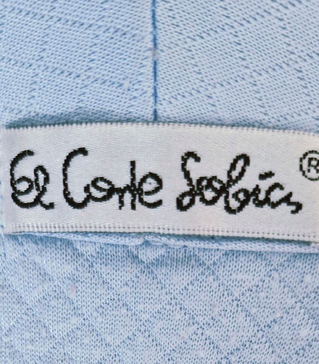 BataEl Corte Sobieis/44/46 Azul claro