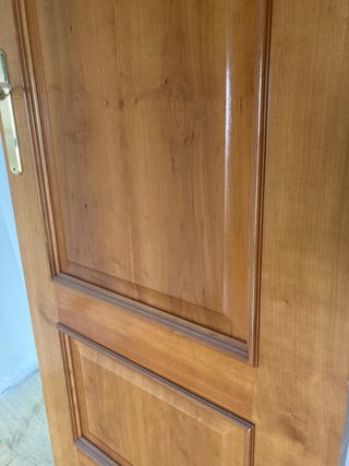 Puerta de madera marrón 72 cm